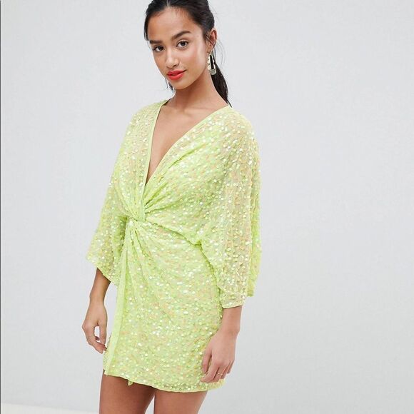 ASOS Mini Kimono Dress - Picture 5 of 9
